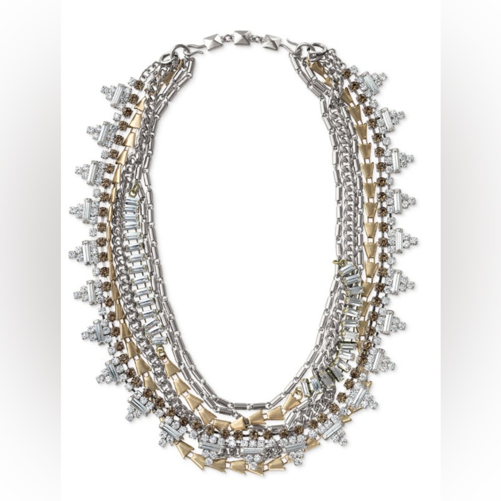 Stella & Dot Sutton necklace - Silver. Used for display only with original box